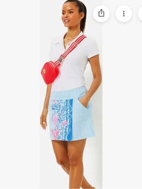 Lilly Pulitzer Monica Skirt in Multi Naut Today NWOT